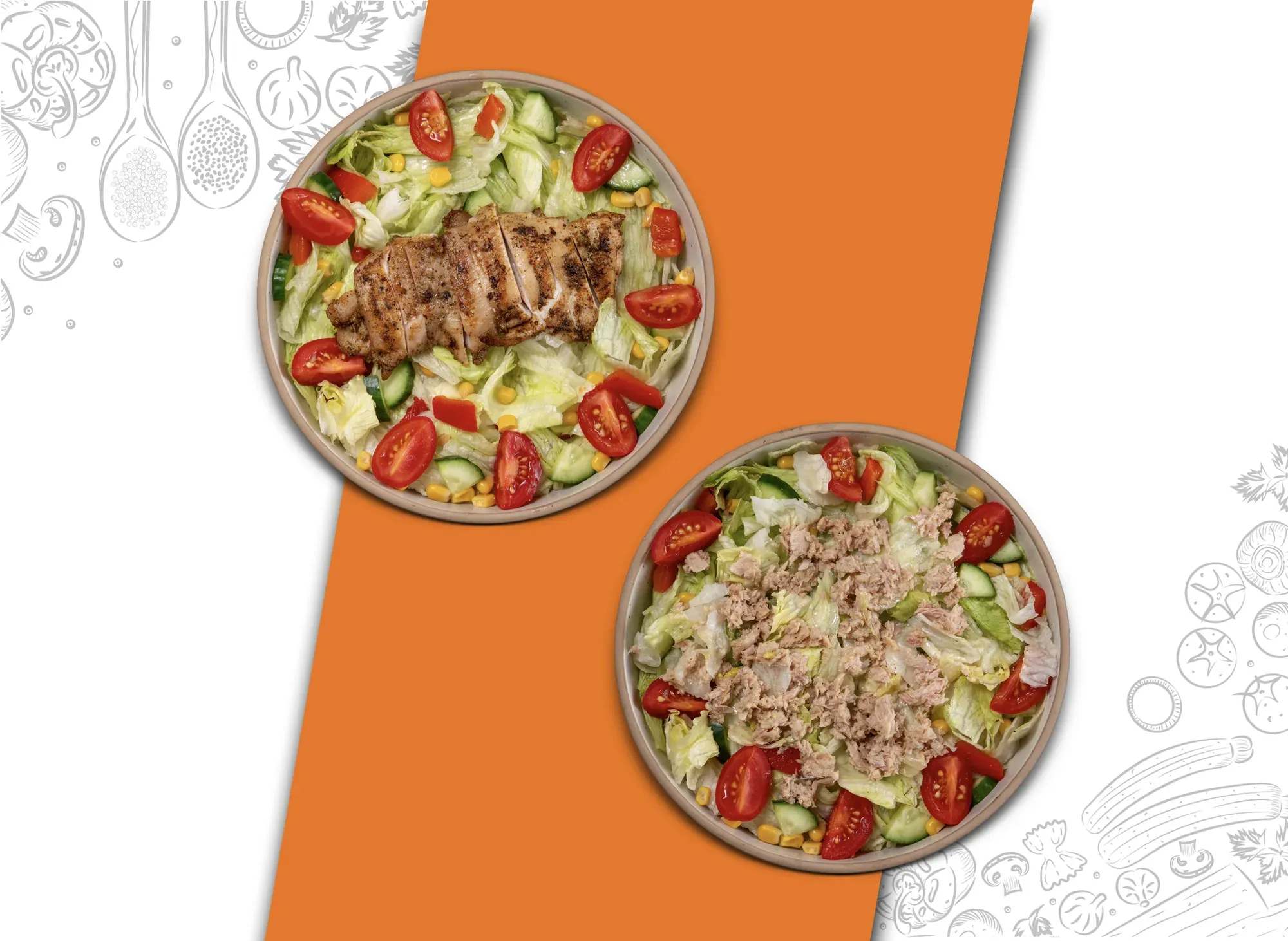 İkili Salata Menü