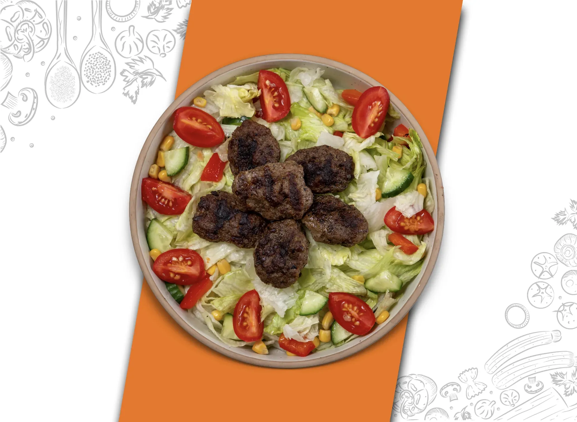 Köfteli Salata