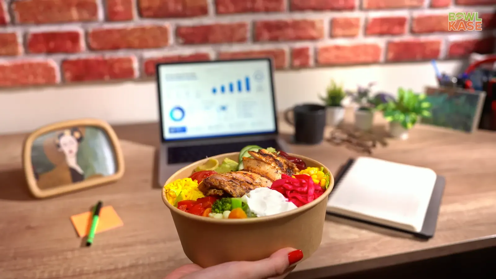 At the office — Tavuk Pirzolalı Bowl Kase