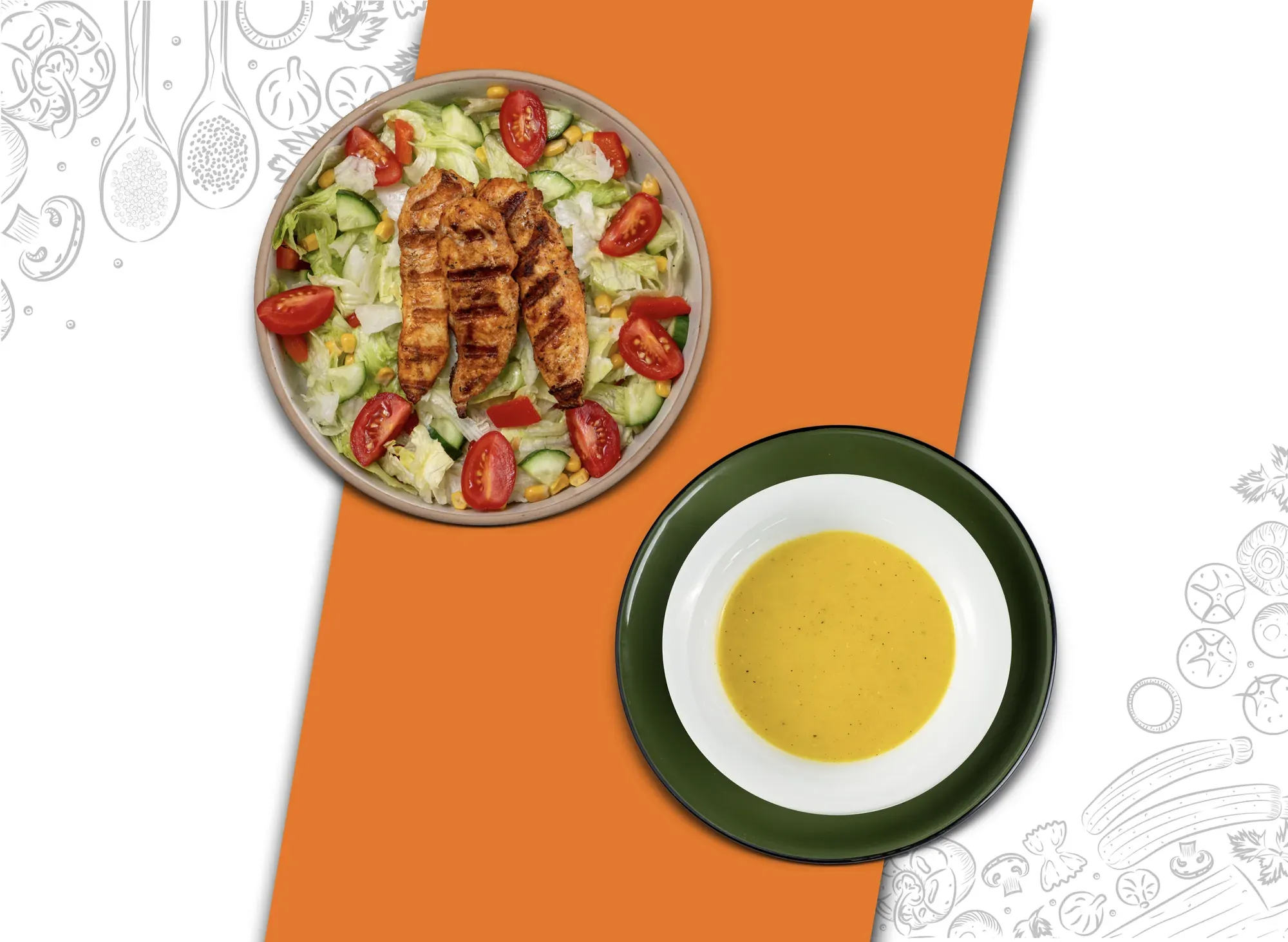 Salata ve Çorba Menü