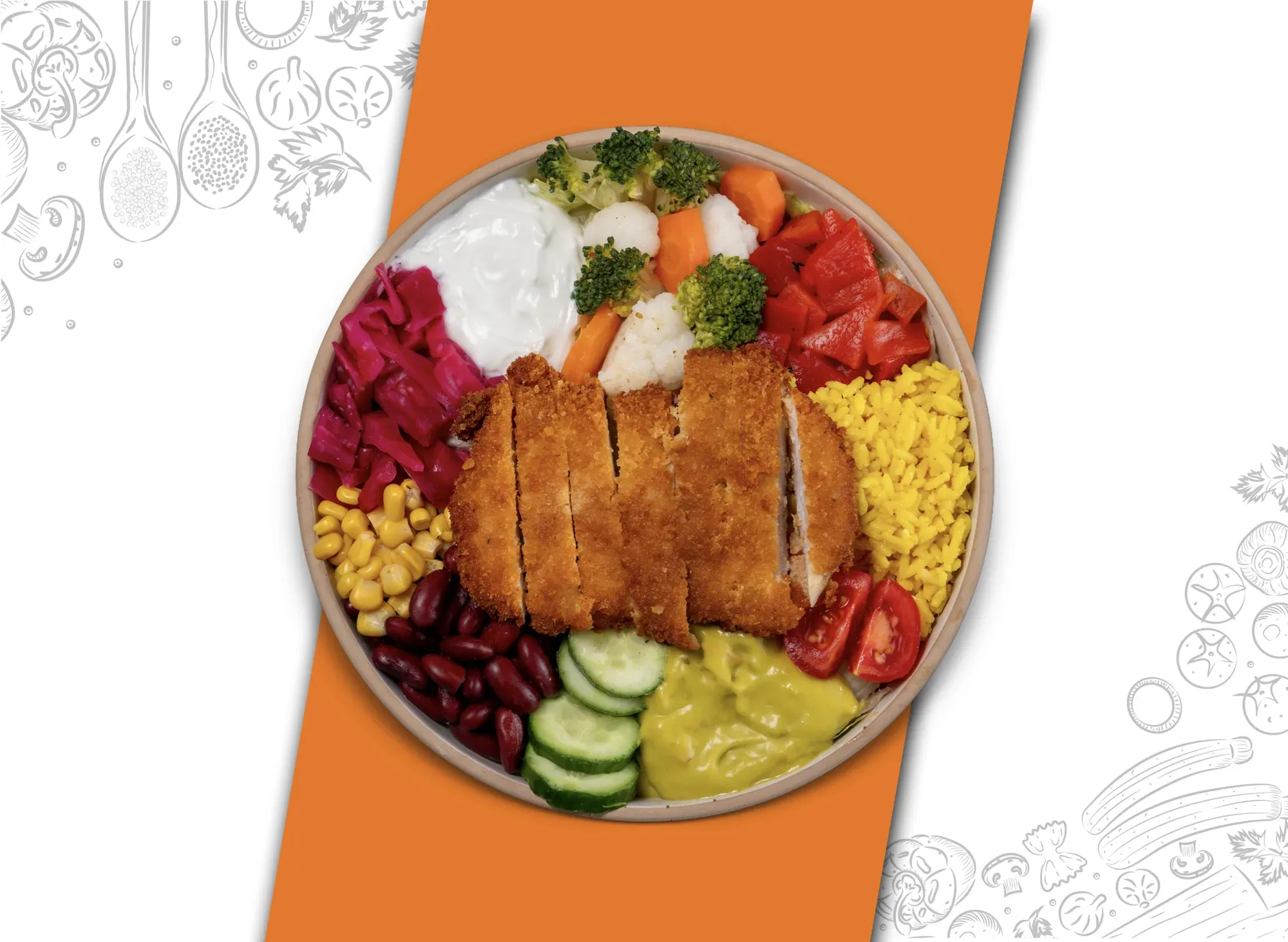 Schnitzel Bowl Kase
